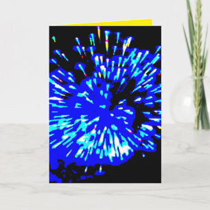 De Pyrotechniekkaart Feestdagen Kaart