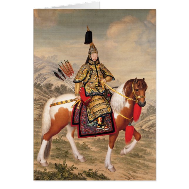 De Qianlong keizer in Ceremonial Armor (Voorkant)