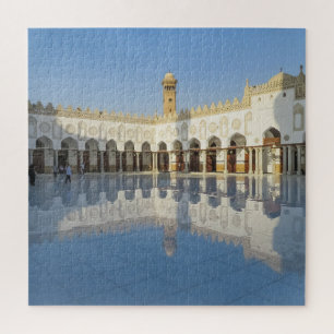 De Qibla Liwan van Azhar-moskee moslim Egypte Caïr Legpuzzel