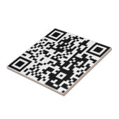 De QR-code Tegeltje (Zijkant)