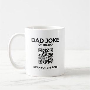 De QR Dad Joke Mok - Wit