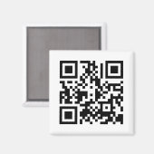 De QR-kubus | Koelkast Magneet (Voorkant / Achterkant)