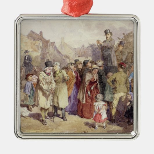 De Quack Doctor Metalen Ornament (Voorkant)