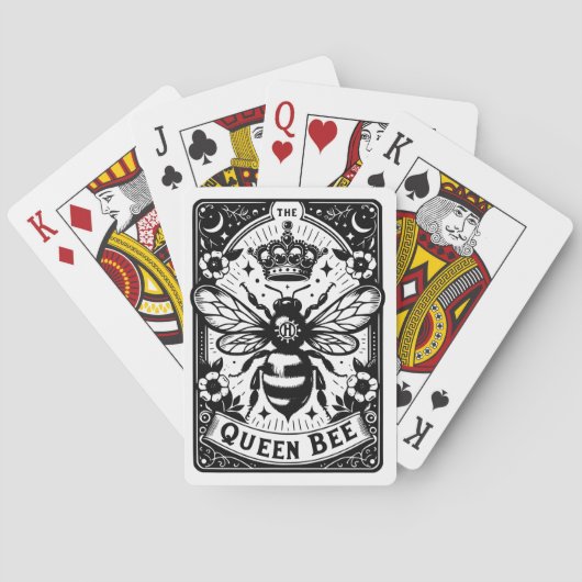 De Queen Bee Tarot Kaart (Achterkant)