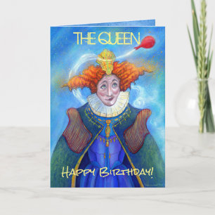 De Queen Happy Birthday Kaart, Kaart