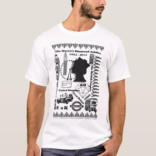 De Queens Diamond Jubilee T-Shirt (Voorkant)