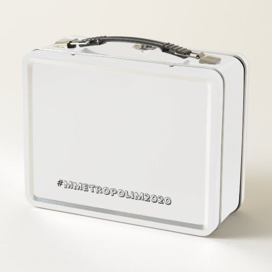 De Qui S'Agit-Il ? Lunchbox en métal bY Métropolim (Dos)