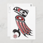 De raaf steelt de zon briefkaart (Voorkant / Achterkant)