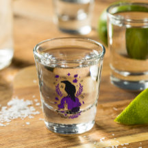 De raaf van de herfst - Gothic Harvest Shot Glass