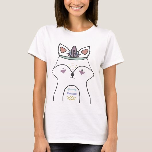 De Raccoon King T-shirt (Voorkant)