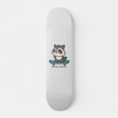 De Raccoon van de klap op een Gepersonaliseerde Te Skateboard (Voorkant)