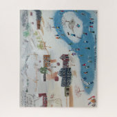 De race rond de poep legpuzzel (Verticaal)