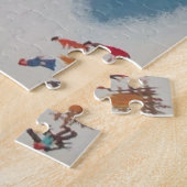 De race rond de poep legpuzzel (Zijkant)