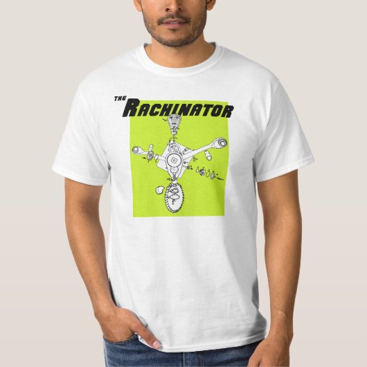 de rachinator (kleur) t-shirt (Voorkant)