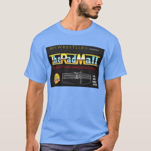 De Rad Mall "80's Wrestling"-Mannen T-shirt (Voorkant)
