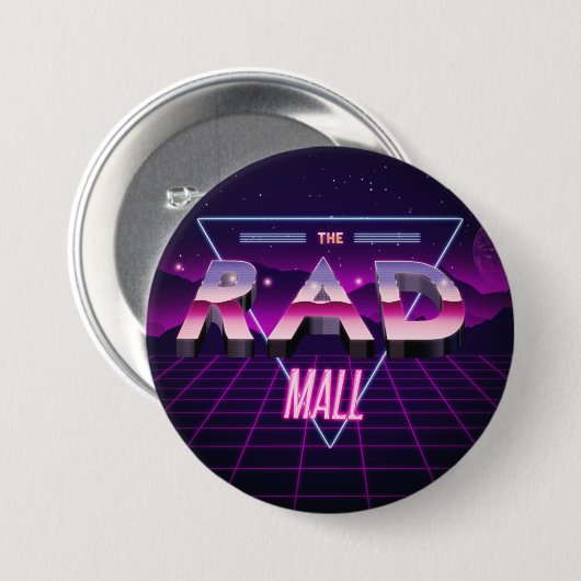 De Rad Mall "Wave 3" 3in Button (Voorkant /achterkant)