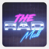 De Rad Mall "Wave 7" Vierkante Stickers (Voorkant)