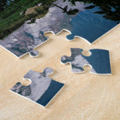 De Rainier van de berg is verbonden met een bergha Legpuzzel (Zijkant)