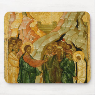 De Raising van Lazarus, Russisch icoon Muismat