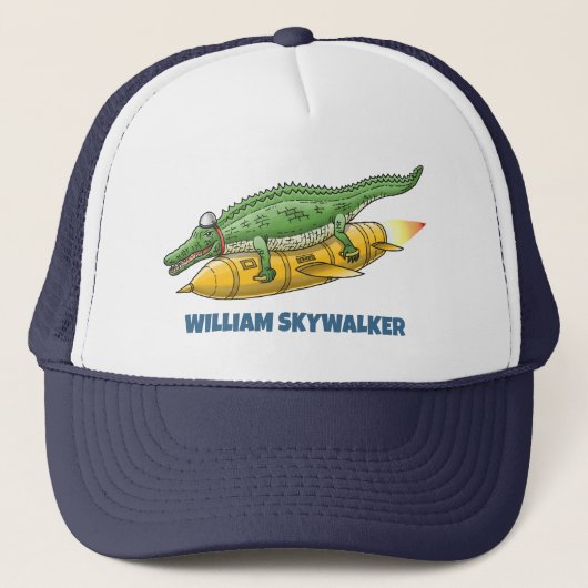 De Raketkrokodil's Trucker Pet (Voorkant)