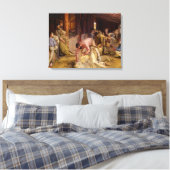 De Ram, 1890, van Tom Roberts Canvas Afdruk (Insitu (Slaapkamer))