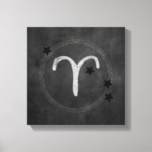 De Ram zodiac sterren Canvas Afdruk