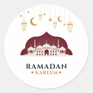 de ramadan yall ramadan kinder vrouwen mannen rama ronde sticker