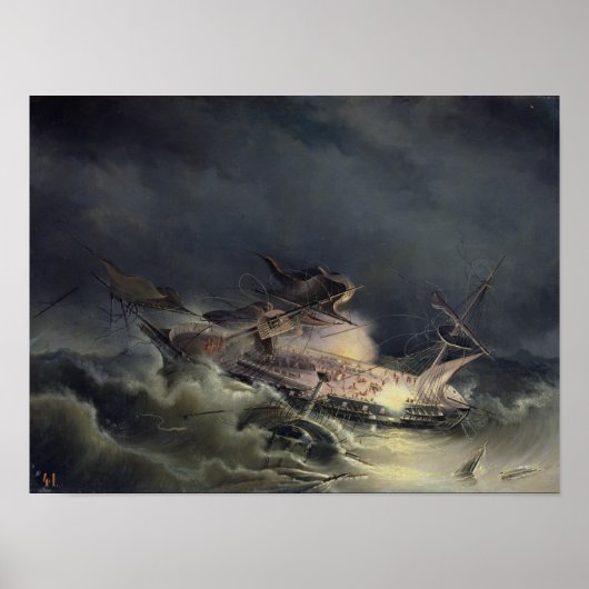 De ramp met de Liner Ingermanland Poster (Voorkant)