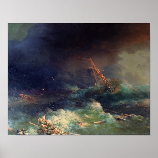 De ramp met de Liner Ingermanland Poster (Voorkant)