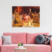 De Rams Tom Roberts 1890 Australische kunst horen Canvas Afdruk (Insitu (Woonkamer))