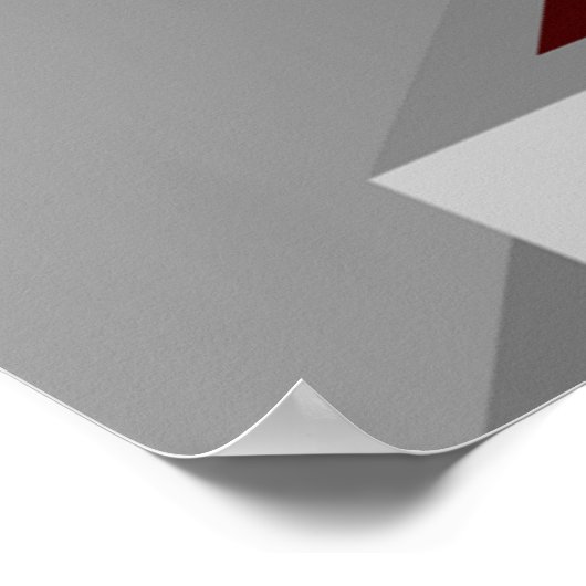 De rand (afdrukken) poster (Hoek)