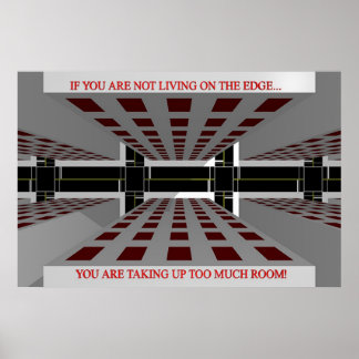 De rand (afdrukken) poster