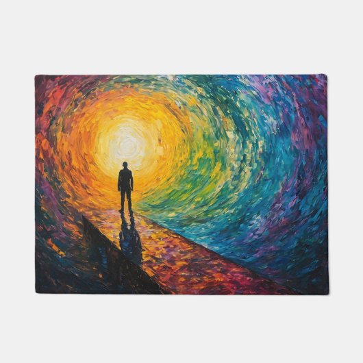 De rand van de dimensie deurmat (Voorkant)