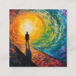 De rand van de dimensie informatiekaartje