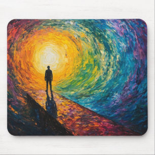 De rand van de dimensie muismat