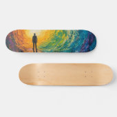 De rand van de dimensie skateboard (Horizontaal)