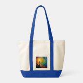 De rand van de dimensie tote bag (Achterkant)