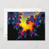 De rand van de fractal: briefkaart (Voorkant / Achterkant)