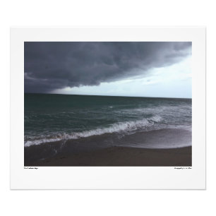 De rand van de Weather Foto Afdruk