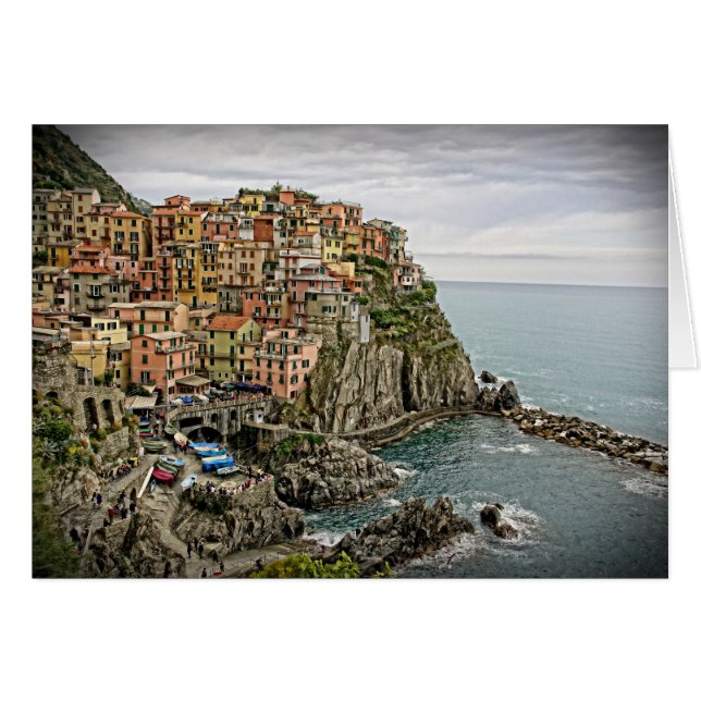 De rand van Italië - Manarola - Cinque Terre (Voorkant Horizontaal)