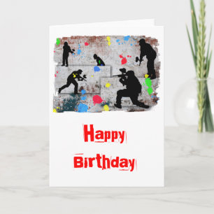 De Randen van de Slag van Paintball Kaart