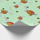 De rap rap Rrobin komt met een omhulsel... Cadeaupapier (Hoek)