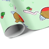 De rap rap Rrobin komt met een omhulsel... Cadeaupapier (Rol Hoek)