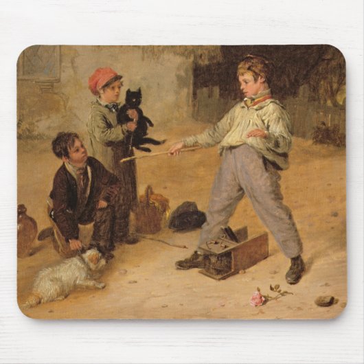 De Rat Trap (olie op het paneel) Muismat (Voorkant)