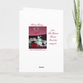 De rat van het huisdier, Darcy, de kaart van de (Achterkant)