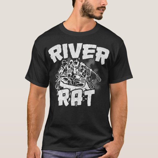 De Rat Whitewater Rafting T-shirt (Voorkant)