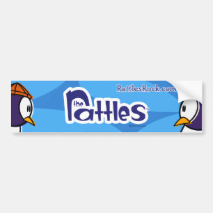 De Rattles "Blue Elvis"-Bumpersticker Bumpersticker