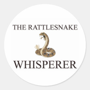 De Rattlesnake Whisperer Ronde Sticker