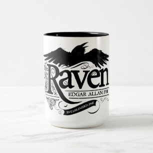 De Raven Edgar Allan Poe Coffee-Mok Tweekleurige Koffiemok