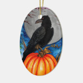 De Raven Keramisch Ornament (Links)